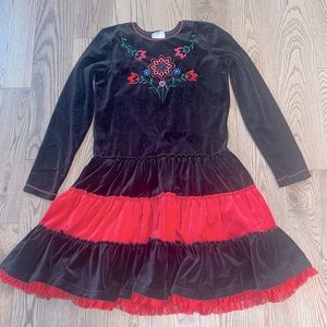 Hanna Andersson Velvet Party Dress Size 160